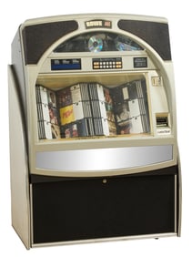 Rowe-AMI CD-100C Music Jukebox, 1994, H.- 62 in., W.- 40 in., D.- 27 in.