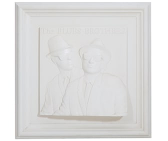 Bill Mack (American/Minnesota, b. 1949), "Blues Brothers," Overall- H.- 37 3/4 in., W.- 37 3/4 in.,