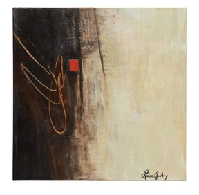 Louise Guidry (American/Louisiana, b. 1930), "My Space I," H.- 12 in., W.- 12 in.