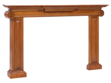 American Federal Style Fireplace Surround, 20th c., H.- 51 in., W.- 81 in., D.- 15 in.