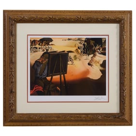 Salvador Dali (Spanish, 1904-1989), "Impressions of Africa," Sight- H.- 14 3/4 in., W.- 18 in.,