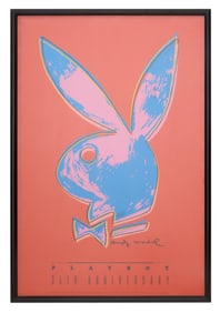 After Andy Warhol (American, 1928-1987), "Playboy Cover, 35th Anniversary," 1985, Sight- H.- 35 3/4