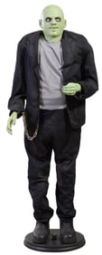 Gemmy Life-Sized Frankenstein Automaton, American, c. 2000, Overall- H.- 69 in. W.- 24 in. D.- 14
