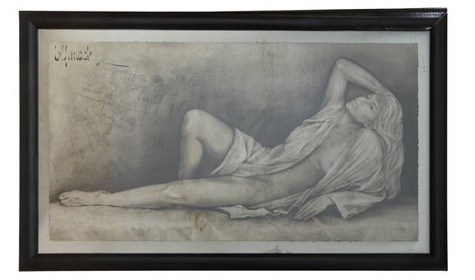 Bill Mack (American, b. 1949), "Radiance," 1992, H.- 26 in., W.- 48 in., Framed H.- 34 in., W.- 56: Bill Mack (American, b. 1949), "Radiance," 1992, metallic silkscreen on paper with white highlights, signed and numbered upper left "41/120", float-mounted in a double-sided glass frame wrapped in fau