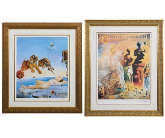 Salvador Dali (Spanish, 1904-1989), "Hallucinations Torredor," and "Seconds Before Awakening,"