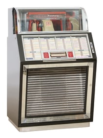 Seeburg 100 Select-O-Matic Jukebox, mid 20th c., H.- 53 1/2 in., W.- 34 1/2 in., D.- 26 in.