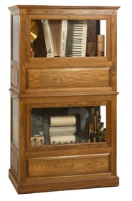 Ragtime West Coin Operated 31 Pipe Accordion/Calliope Orchestrion, late 20th/21st c., H.- 72 1/4