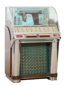 Seeburg Select-O-Matic Jukebox, ca. 1953, H.- 53 in., W.- 34 1/4 in., D.- 26 in.
