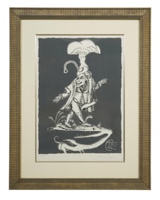 Salvador Dali (Spanish, 1904-1989), "Pantagruel I" from Les Songes Drolatiques de Pantagruel, 1973,