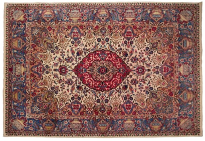 Persian Kashmar Carpet, 9' 9 x 12' 4.