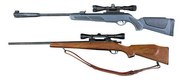 Two Rifles, First- L.- Barrel- 20 in.; Second- L.- Barrel- 21 in. (2 Pcs.)