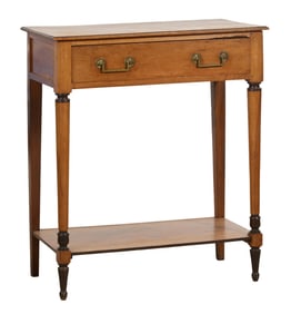 French Directoire Ebonized Cherry Server, early 19th. c., H.- 38 1/8 in., W.- 33 3/8 in., D.- 18 in.