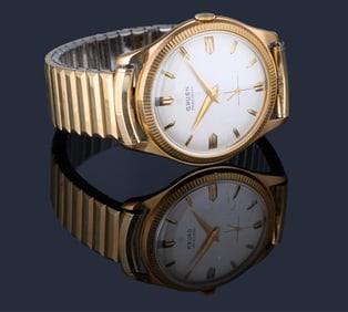 Men's Gruen Precision Wristwatch, App. Wt.- 51.5 grams; Case- Dia.- 30 mm.
