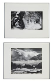 Bruce Barnbaum (American/Washington, b. 1943), Two Nature Photographs, First- Sight- H.- 15 1/2 in.,