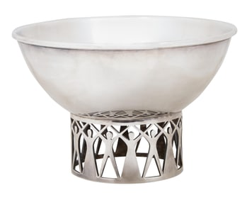 Los Castillo Sterling Silver Figural Footed Bowl, Taxco, Mexico, App. Total Sterling Wt.- 11.53 Troy