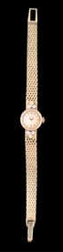 Ladies' 14K Yellow Gold Manual Wind Movado Watch, L.- 5 1/4 in.