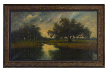 Alexander John Drysdale (American/Louisiana, 1870-1934), "Autumn Evening After a Shower," 1916, H.-
