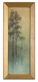 Alexander John Drysdale (American/Louisiana, 1870-1934), "Cypress Swamp Scene," 1916, Sight H.- 29