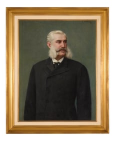 Emile Munier (French, 1840-1895), "Portrait of Colonel Henry Octavius Seixas, New Orleans