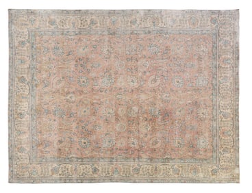 Semi Antique Persian Tabriz Carpet, 9' 9 x 12' 6.
