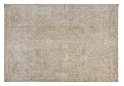 Semi Antique Persian Tabriz Carpet, 6' 9 x 9' 5.