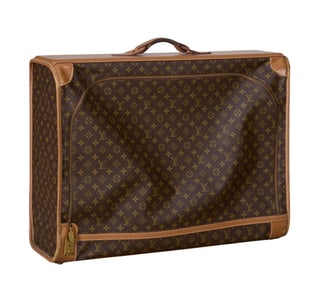 Vintage Louis Vuitton Pullman Soft-Sided Travel Suitcase, H.- 22 in., W.- 29 in., D.- 9 1/2 in.