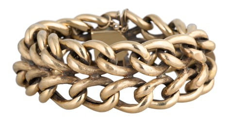 14K Yellow Gold Bracelet, App. Wt.- 68 grams; L.- 6 in.