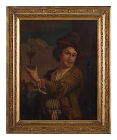 After Jan van Mieris (Dutch, 1660-1690) or Willem van Mieris (Dutch, 1662-1747), “The Drinker,"