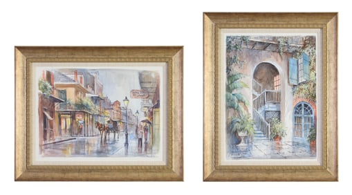 Al Federico (American/New Orleans), "Royal Street" and "Brulatour Courtyard," 2011, First- Sight- H.