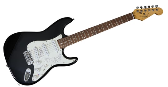 Rascal Flatts Autographed Nomad Electric Guitar, L.- 39 1/2 in., W.-12 1/2 in., D.- 2 1/2 in.