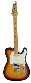 Charley Pride Autographed Lady Luck Electric Guitar, L.- 39 1/2 in., W.- 13 in., D.- 2 1/4 in.