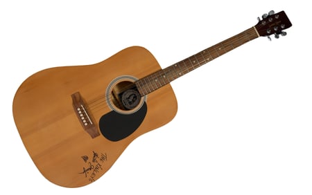 The Kinleys Autographed Santa Rosa Acoustic Guitar, L.- 41 3/4 in., W.- 15 1/2 in., D.- 4 3/4 in.