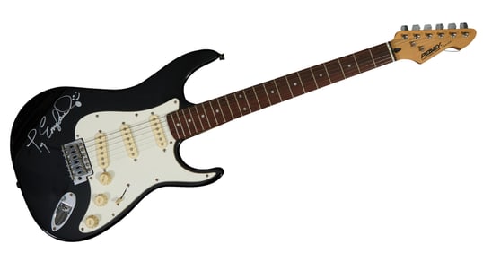 Ty England Autographed Peavey Raptor Electric Guitar, L.- 39 in., W.- 12 3/4 in., D.- 2 1/4 in.