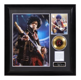 Jimi Hendrix "Hey Joe" Autographed Memorabilia, Overall- H.- 34 1/2 in., W.- 34 1/2 in.