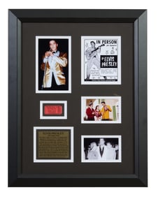 Elvis Presley Concert Ticket and Memorabilia, Tupelo, Mississippi, 1957, Overall- H.- 20 5/8 in.,