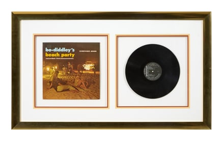 Bo-Diddley "Beach Party" Memorabilia, Overall- H.- 25 1/2 in., W.- 43 in.