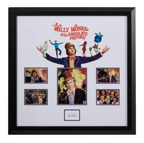 Autographed "Willy Wonka and The Chocolate Factory" Poster, Sight- H.- 29 1/4 in., W.- 29 1/4 in.,