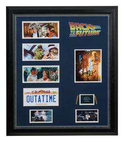 Autographed Memorabilia from "Back to the Future" (1984), Overall- H.- 40 in., W.- 34 in.