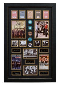 Autographed Memorabilia from The Rat Pack (1998), Sight- H.- 31 1/2 in., W.- 19 1/2 in., Framed- H.-