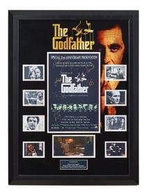 Autographed 25th Anniversary Memorabilia from "The Godfather" (1972), Overall- H.- 39 1/2 in., W.-