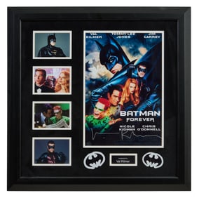 Val Kilmer Autographed Memorabilia from "Batman Forever" (1995), Overall- H.- 30 in., W.- 30 3/8 in.