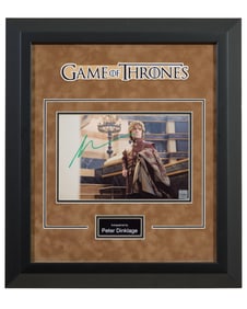 Game of Thrones Autographed Memorabilia, Overall- H.- 24 in., W.- 21 1/4 in.