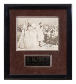 Autographed Memorabilia from the "Wizard of Oz" (1939), Overall- H.- 25 1/2 in., W.- 23 in.