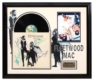 Fleetwood Mac "Rumours" Autographed Memorabilia, Overall- H.- 26 1/4 in., W.- 30 1/4 in.