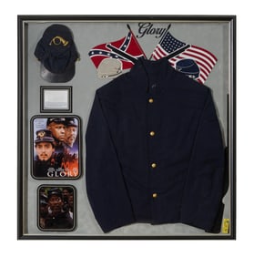 Morgan Freeman Memorabilia from "Glory" (1989), Overall- H.- 42 1/2 in., W.- 40 1/2 in., D.- 2 1/2