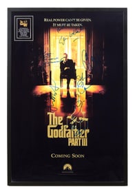 "The Godfather Part III" (1990) Autographed Memorabilia, Overall- H.- 36 3/4 in., W.- 26 3/4 in.