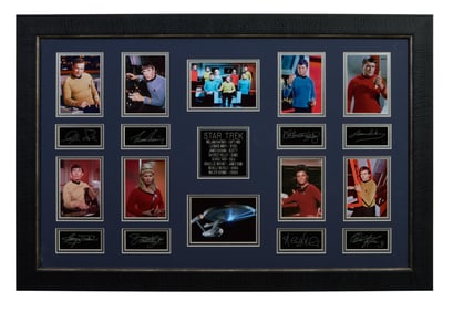 Star Trek "The Original Series" Memorabilia, Overall- H.- 23 1/2 in., W.- 35 1/2 in.