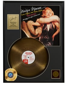 Marilyn Monroe "Never Before and Never Again" Memorabilia, Overall- H.- 24 1/4 in., W.- 20 1/4 in.