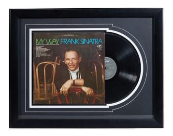 Frank Sinatra "My Way" Memorabilia, Overall- H.- 20 1/2 in., W.- 26 1/2 in.