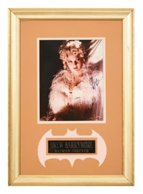Drew Barrymore Autographed Memorabilia from "Batman Forever" (1995), Overall- H.- 20 7/8 in., W.- 14